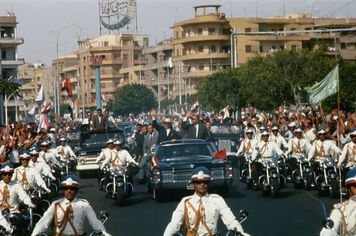 Framed Print : Nikolai Podgorny And Gamal Abdel Nasser