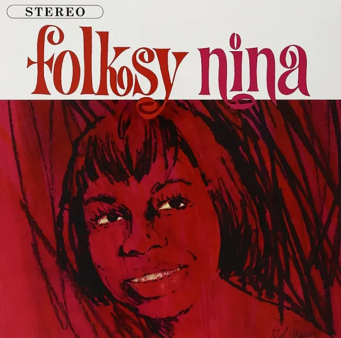 Framed Print : Nina Simone Folksy Nina Album Cover Framed Print : Nina Simone Folksy Nina Album Cover