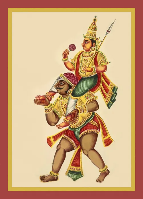 Framed Print : Nirruti, guardian of the south-west Framed Print : Nirruti, guardian of the south-west