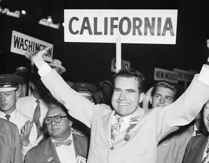 Framed Print : Nixon at 1952 Republican Convention Framed Print : Nixon at 1952 Republican Convention