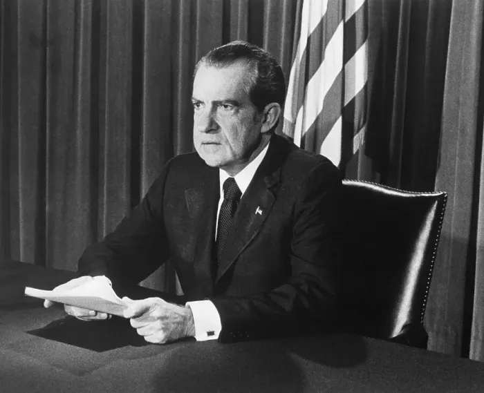 Framed Print : Nixon Announces Resignation Framed Print : Nixon Announces Resignation