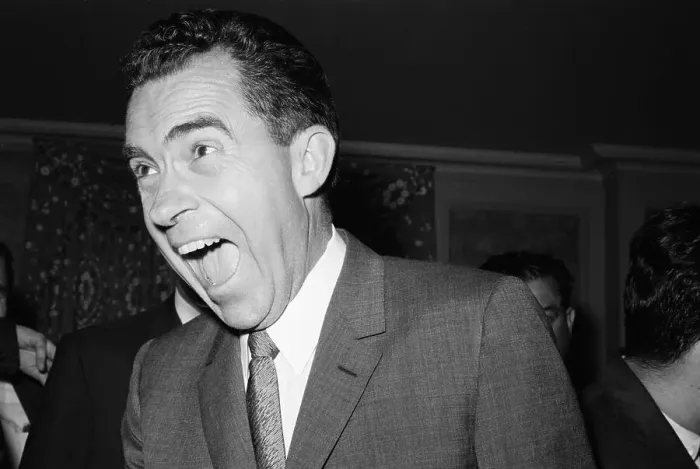 Framed Print : Nixon Reacting to News of His Nomination Framed Print : Nixon Reacting to News of His Nomination