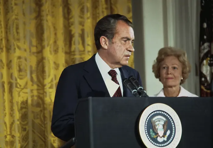 Framed Print : Nixon's Last Day At The White House Framed Print : Nixon's Last Day At The White House