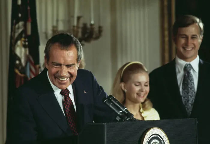 Framed Print : Nixon's Last Day At The White House Framed Print : Nixon's Last Day At The White House