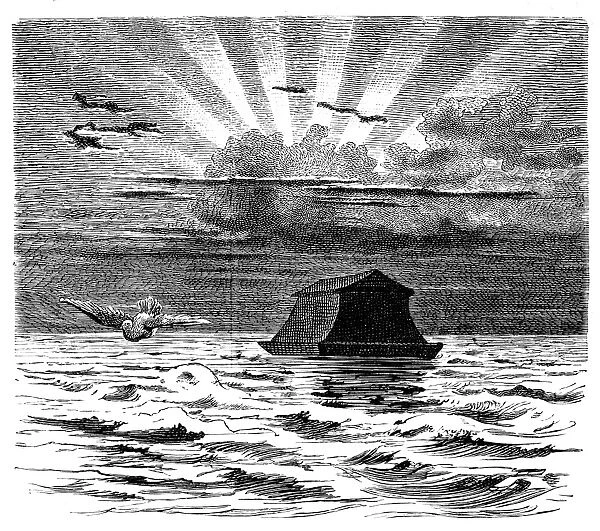 Noahs Ark. Illustration of a Noahs Ark