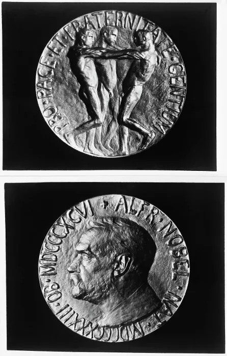 Framed Print : Nobel Peace Prize Medal