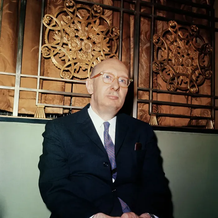 Framed Print : Nobel Prize Winner George Von Bekesy During Press Meet Framed Print : Nobel Prize Winner George Von Bekesy During Press Meet