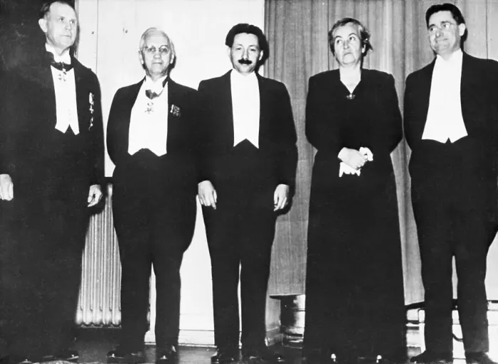 Framed Print : Nobel Prize Winners of 1945