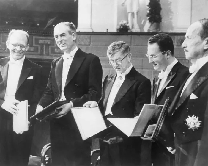 Framed Print : Nobel Prize Winners Of 1960 Framed Print : Nobel Prize Winners Of 1960
