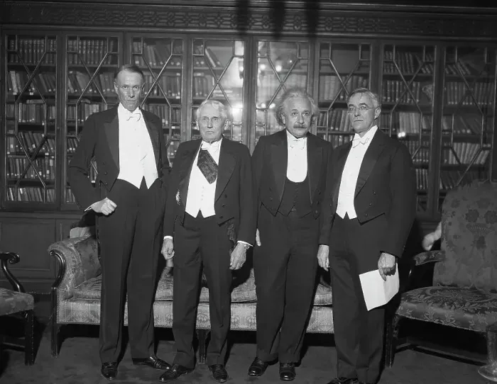 Framed Print : Four Nobel Prize Winners