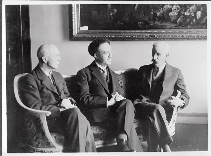 Framed Print : Nobel Prize Winners Sitting on Couch Together Framed Print : Nobel Prize Winners Sitting on Couch Together