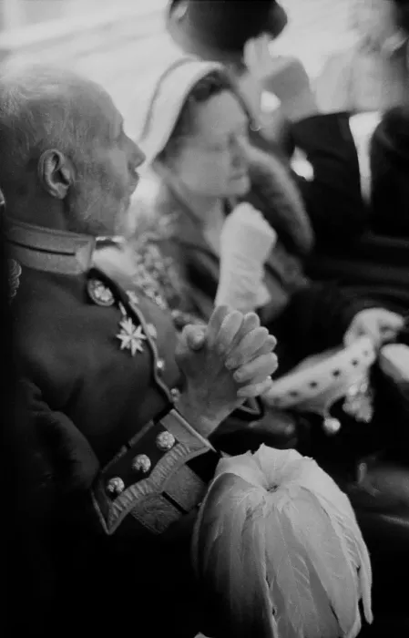 Framed Print : Nobility Using Tube Train To Attend Coronation, 1953 Framed Print : Nobility Using Tube Train To Attend Coronation, 1953