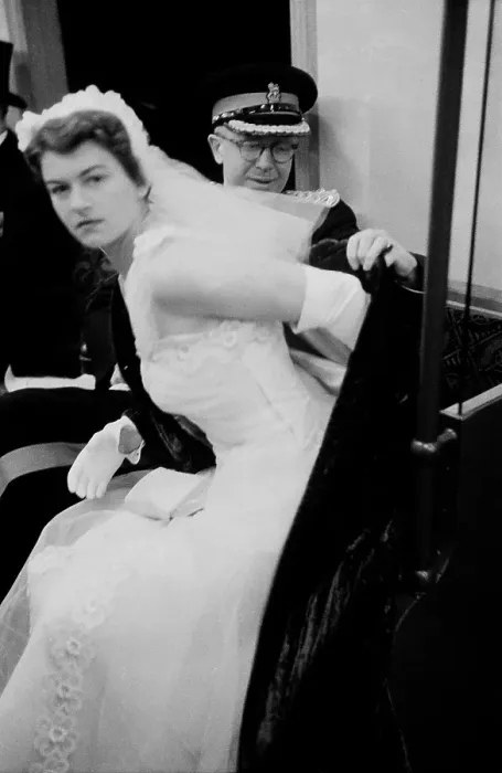 Framed Print : Nobility Using Tube Train To Attend Coronation, 1953 Framed Print : Nobility Using Tube Train To Attend Coronation, 1953