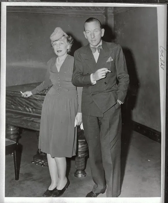 Framed Print : Noel Coward with Neysa McMein Attending Theater Framed Print : Noel Coward with Neysa McMein Attending Theater