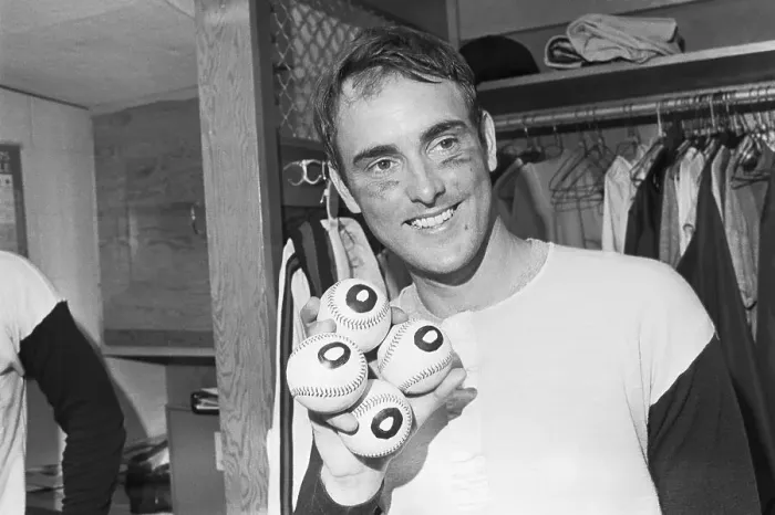 Framed Print : Nolan Ryan Smiling In Locker Room