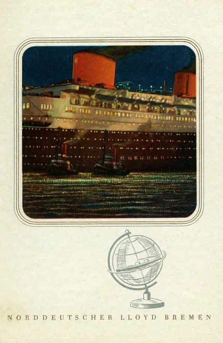 Framed Print : Norddeutscher Lloyd Bremen Framed Print : Norddeutscher Lloyd Bremen