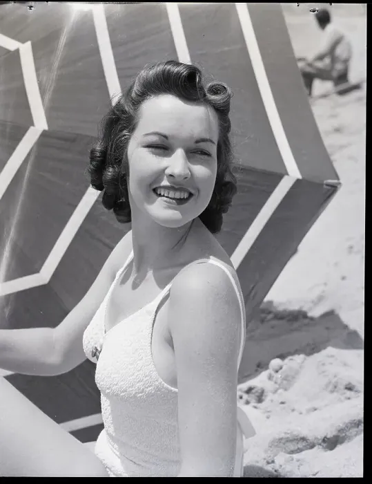 Framed Print : Norma Ellis In A Bathing Suit Framed Print : Norma Ellis In A Bathing Suit