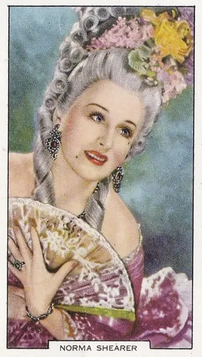 Framed Print : Norma Shearer, My Favorite Part series, Collectible Tobacco Card, 1939