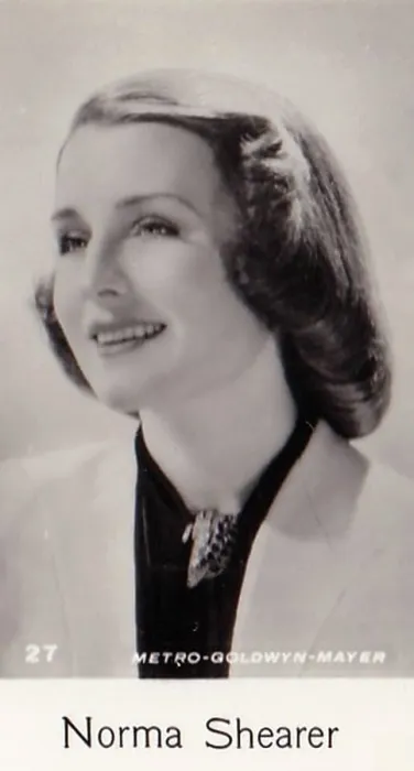 Framed Print : Norma Shearer, Film Stars series, collectible C T Bridgewater cigarette card, 1940 Framed Print : Norma Shearer, Film Stars series, collectible C T Bridgewater cigarette card, 1940