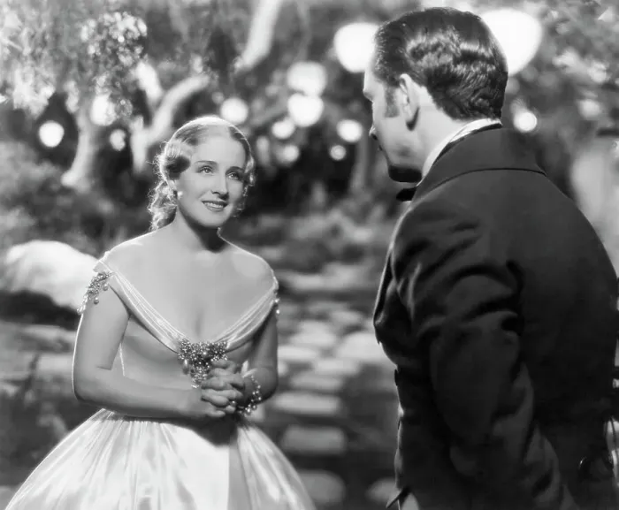 Framed Print : Norma Shearer & Frederic March In Movie Framed Print : Norma Shearer & Frederic March In Movie