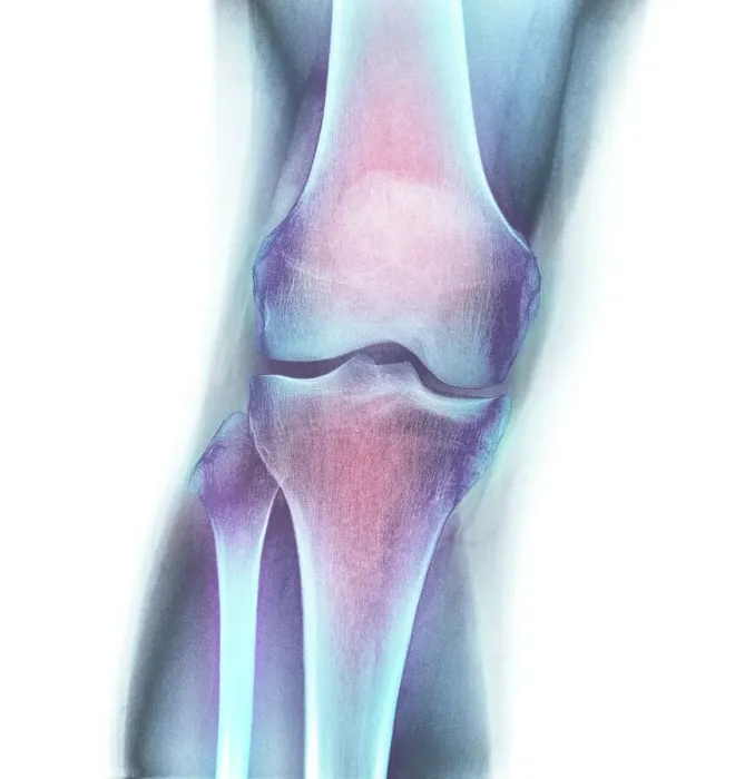 Framed Print : Normal knee, X-ray Framed Print : Normal knee, X-ray