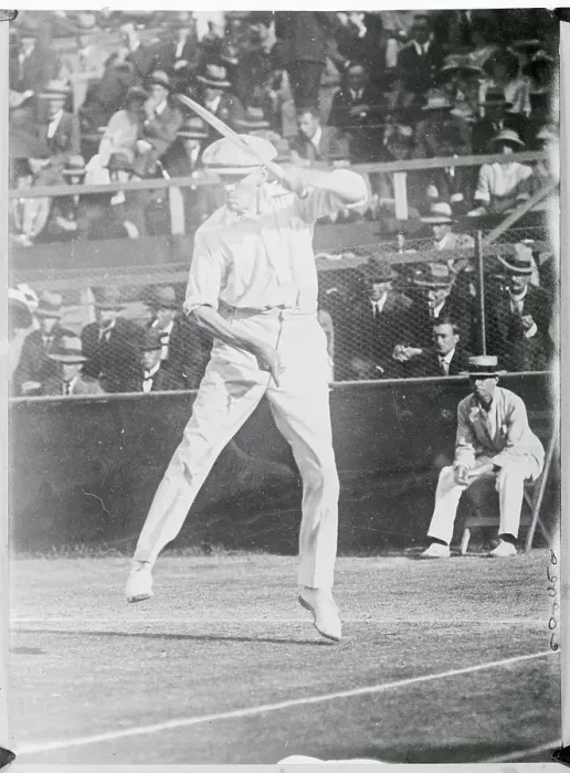 Framed Print : Norman Brookes Playing Tennis Framed Print : Norman Brookes Playing Tennis