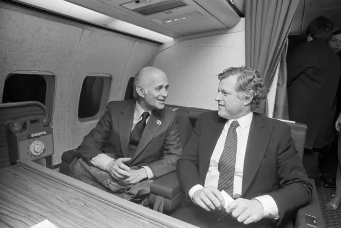 Framed Print : Norman Lear with Senator Edward Kennedy Framed Print : Norman Lear with Senator Edward Kennedy