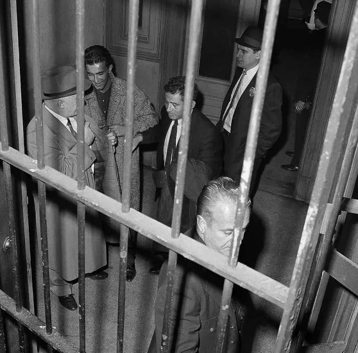 Framed Print : Norman Mailer Behind Bars In Ny Jail 60 Framed Print : Norman Mailer Behind Bars In Ny Jail 60