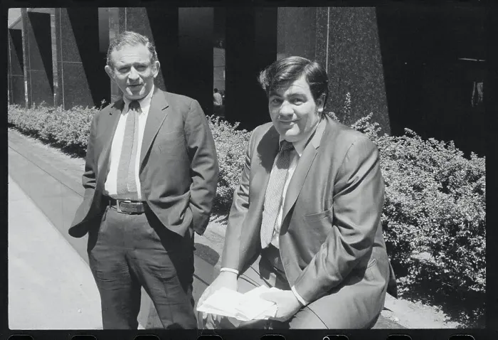 Framed Print : Norman Mailer, Left, and Jimmy Breslin Framed Print : Norman Mailer, Left, and Jimmy Breslin