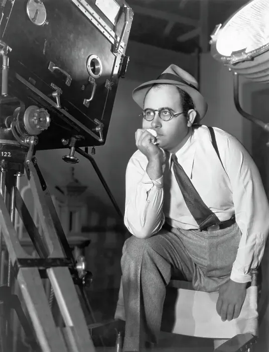 Framed Print : Norman Taurog Behind Camera / Leg On Chair Framed Print : Norman Taurog Behind Camera / Leg On Chair