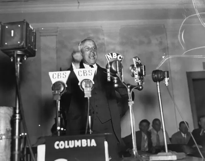 Framed Print : Norman Thomas Addressing Socialist Party Framed Print : Norman Thomas Addressing Socialist Party