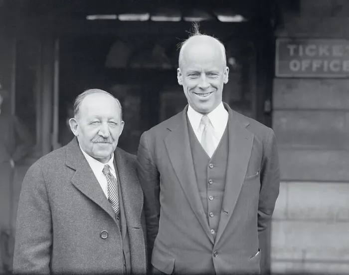 Framed Print : Norman Thomas and James Maurer