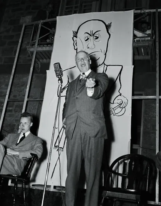 Framed Print : Norman Thomas Speaking at Meeting Framed Print : Norman Thomas Speaking at Meeting