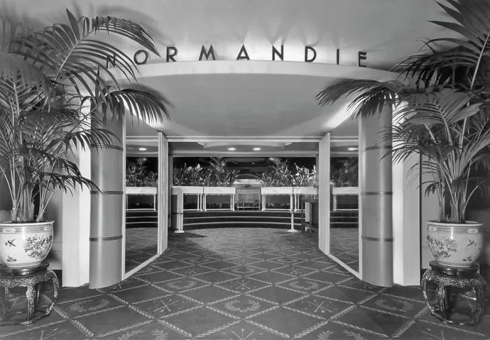 Framed Print : Normandie Interior Framed Print : Normandie Interior
