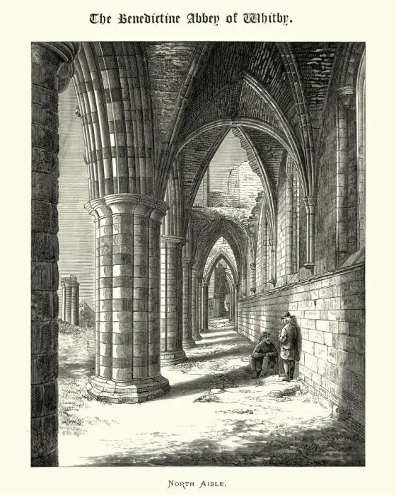 Framed Print : North Aisle, Benedictine Abbey of Whitby, North Yorkshire Framed Print : North Aisle, Benedictine Abbey of Whitby, North Yorkshire