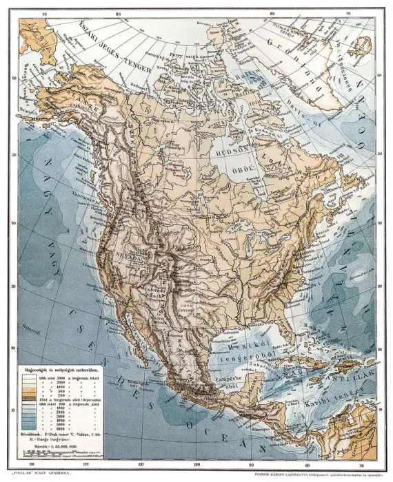 Framed Print : North America Framed Print : North America