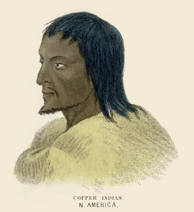 Framed Print : North american Indian illustration 1859 Framed Print : North american Indian illustration 1859