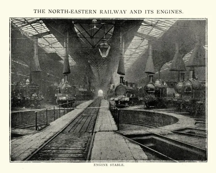Framed Print : North Easten Railway Factory, 1892 Framed Print : North Easten Railway Factory, 1892