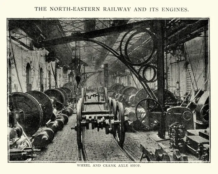 Framed Print : North Easten Railway Factory, 1892 Framed Print : North Easten Railway Factory, 1892