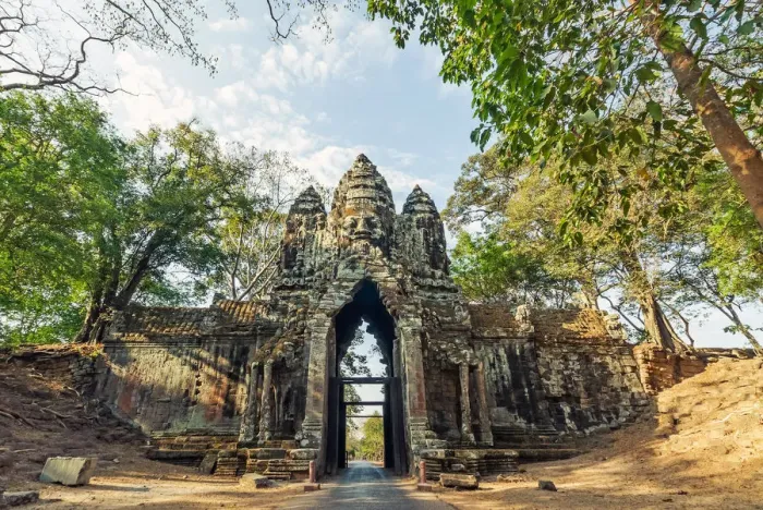 Framed Print : North Gate of Angkor Thom Framed Print : North Gate of Angkor Thom