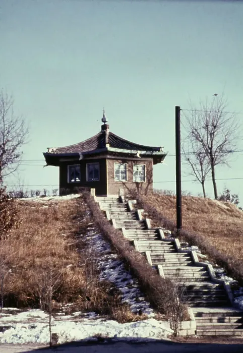 Framed Print : North Korean Guardhouse Framed Print : North Korean Guardhouse