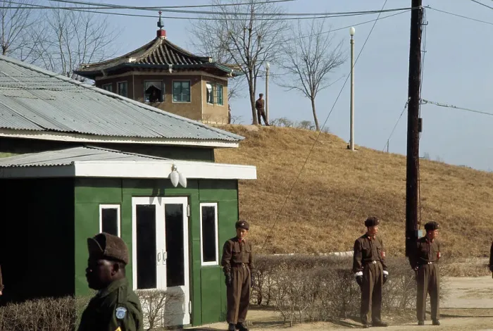 Framed Print : North Korean Soldiers Framed Print : North Korean Soldiers