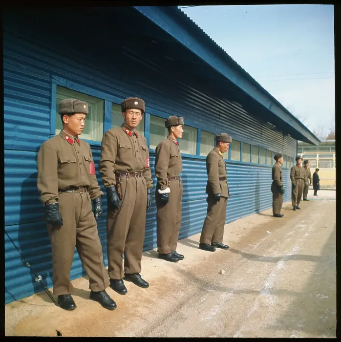 Framed Print : North Korean Troops at Panmunjom Framed Print : North Korean Troops at Panmunjom