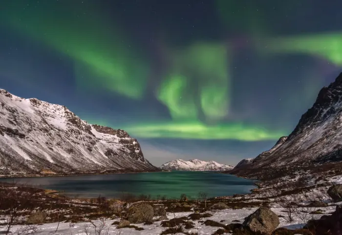 Framed Print : Northern Light Show