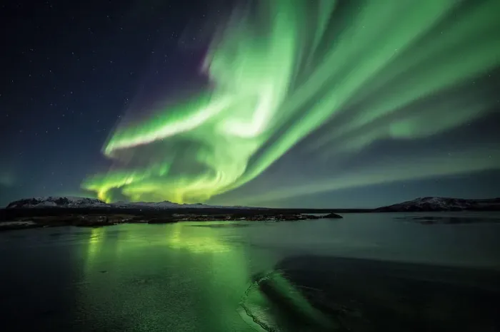Framed Print : Northern lights / Aurora borealis Framed Print : Northern lights / Aurora borealis
