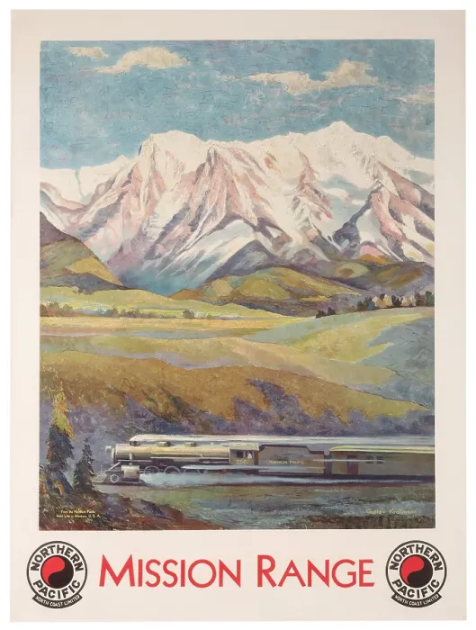 Framed Print : Northern Pacific Mission Range Framed Print : Northern Pacific Mission Range