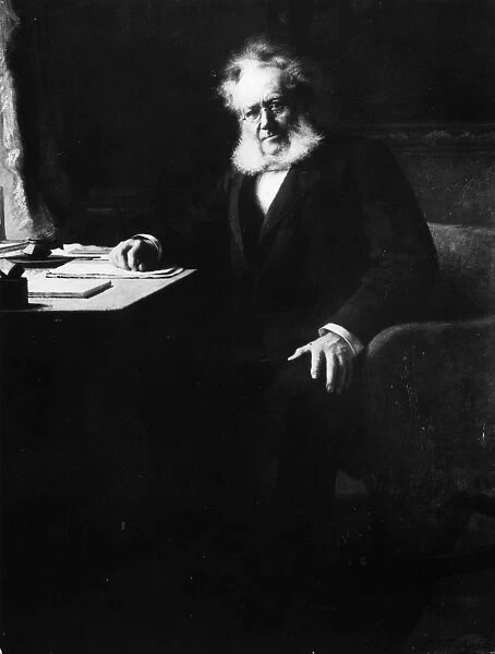 Ibsen. circa 1900: Norwegian dramatist Henrik ibsen (1828 - 1906)