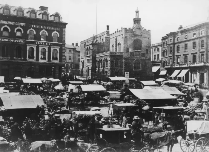 Framed Print : Norwich Market Framed Print : Norwich Market