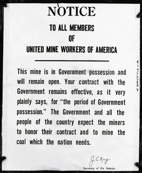 Framed Print : Notice to Mineworkers Framed Print : Notice to Mineworkers