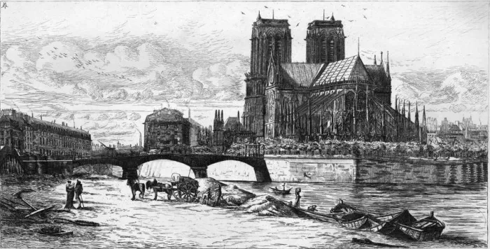 Framed Print : Notre Dame Framed Print : Notre Dame